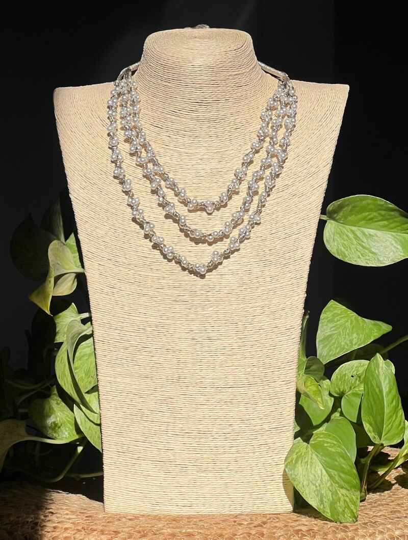 Twilight Trio Pearl Necklace