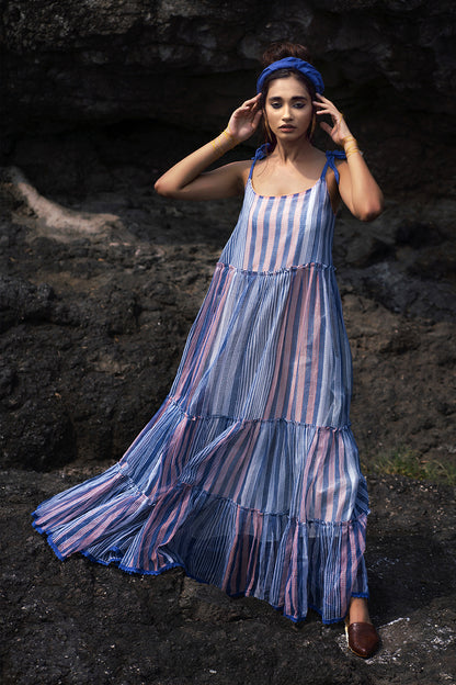 Stripes Maxi Dress