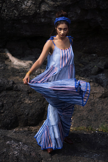 Stripes Maxi Dress