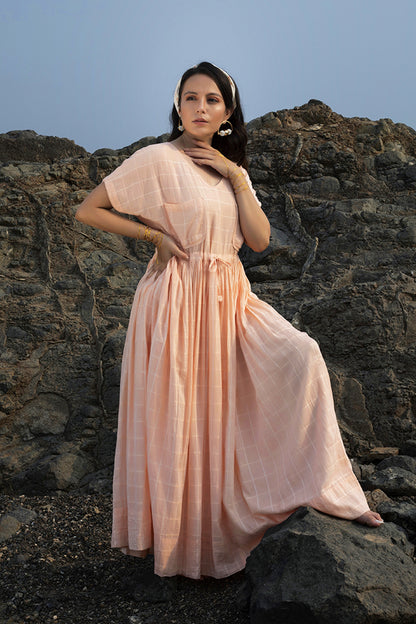 Peach Maxi Dress