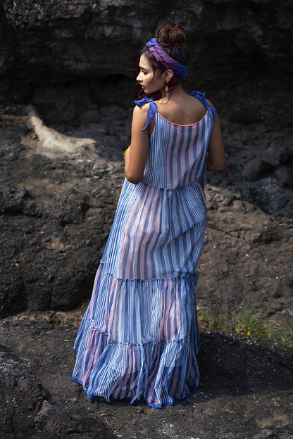 Stripes Maxi Dress