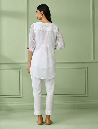 Breezy Cotton Shirt with Slip (set of 2) - Sonal Kabra