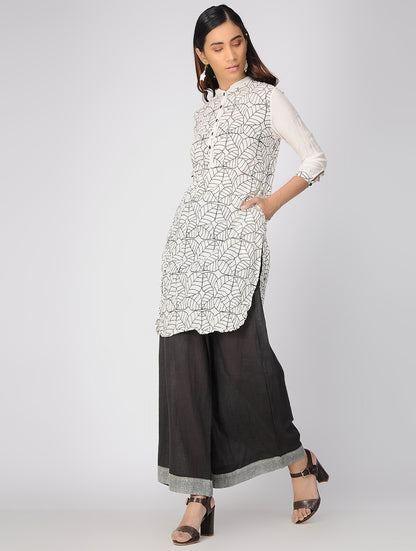 Ivory leaf kurta