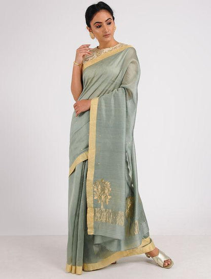 Block printed chanderi saree - Sonal Kabra