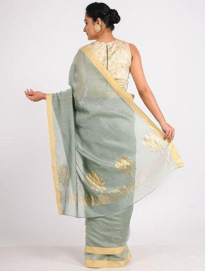 Block printed chanderi saree - Sonal Kabra