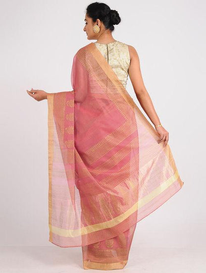 Block printed chanderi saree - Sonal Kabra