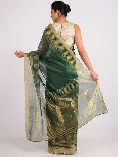 Block printed chanderi saree - Sonal Kabra