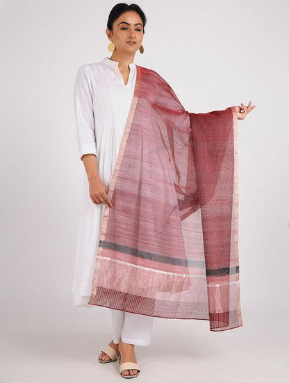 Block printed dupatta Sarees & Stoles Sonal Kabra Sonal Kabra Buy Shop online premium luxury fashion clothing natural fabrics sustainable organic hand made handcrafted artisans craftsmen