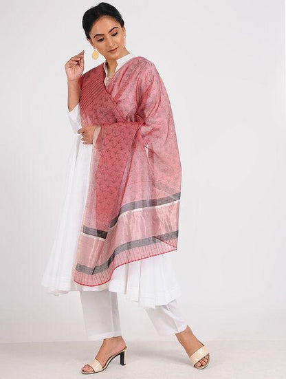 Block printed dupatta - Sonal Kabra