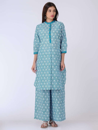 Blue lotus kurta - Sonal Kabra