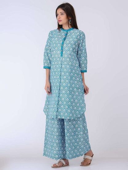 Blue lotus kurta - Sonal Kabra