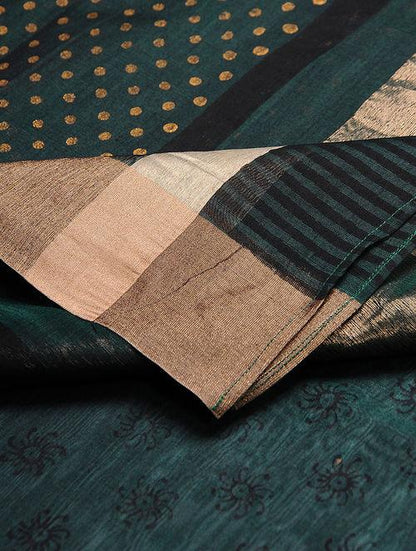 Chanderi zari dupatta Sarees & Stoles Sonal Kabra Sonal Kabra Buy Shop online premium luxury fashion clothing natural fabrics sustainable organic hand made handcrafted artisans craftsmen