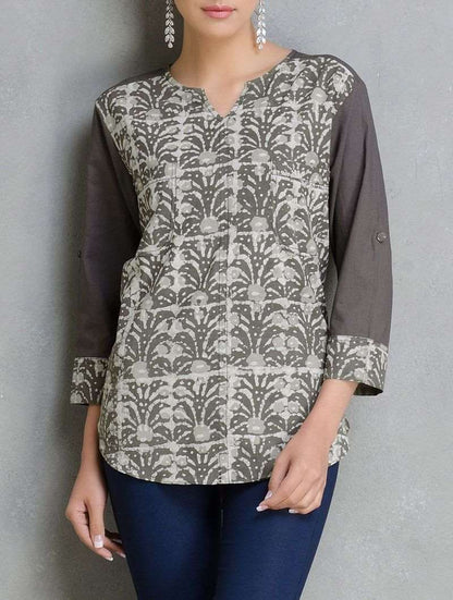 Dabu shirt Shirt The Neem Tree Sonal Kabra Buy Shop online premium luxury fashion clothing natural fabrics sustainable organic hand made handcrafted artisans craftsmen