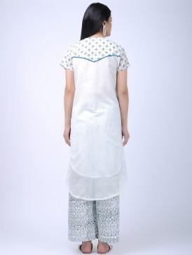 Front open kurta Kurta Sonal Kabra Sonal Kabra Buy Shop online premium luxury fashion clothing natural fabrics sustainable organic hand made handcrafted artisans craftsmen