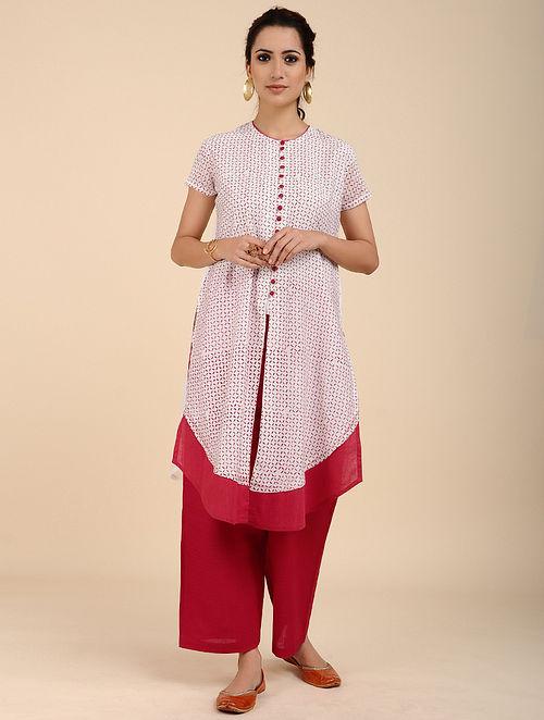 Front open kurta Kurta Sonal Kabra Sonal Kabra Buy Shop online premium luxury fashion clothing natural fabrics sustainable organic hand made handcrafted artisans craftsmen