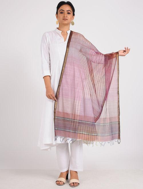 Maheshwari dupatta Sarees & Stoles Sonal Kabra Sonal Kabra Buy Shop online premium luxury fashion clothing natural fabrics sustainable organic hand made handcrafted artisans craftsmen