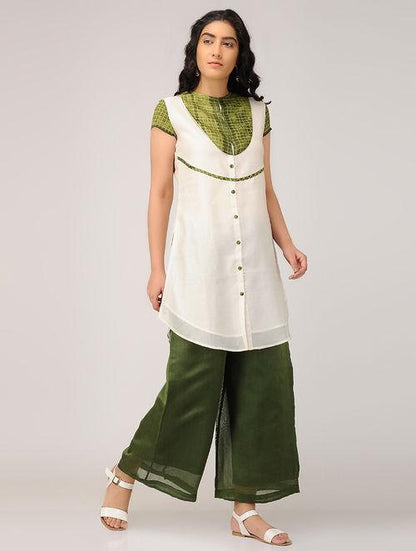 Shibori kurta Kurta Sonal Kabra Sonal Kabra Buy Shop online premium luxury fashion clothing natural fabrics sustainable organic hand made handcrafted artisans craftsmen