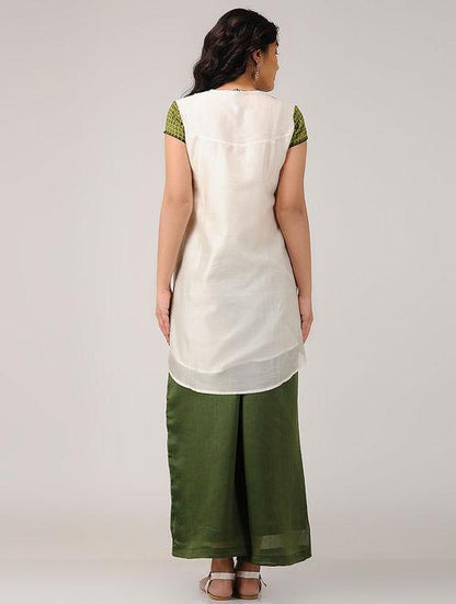 Shibori kurta Kurta Sonal Kabra Sonal Kabra Buy Shop online premium luxury fashion clothing natural fabrics sustainable organic hand made handcrafted artisans craftsmen