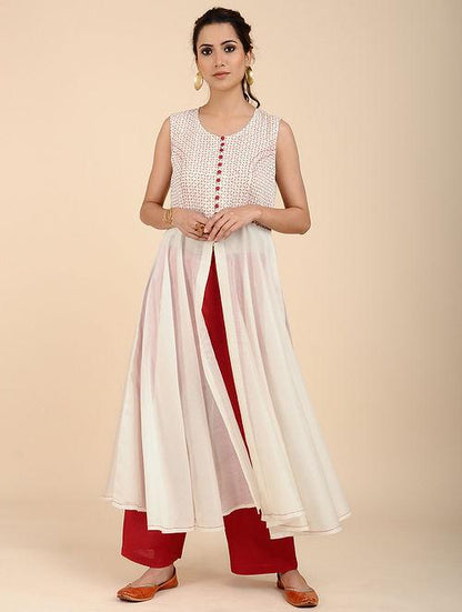 Umbrella dress Kurta Sonal Kabra Sonal Kabra Buy Shop online premium luxury fashion clothing natural fabrics sustainable organic hand made handcrafted artisans craftsmen