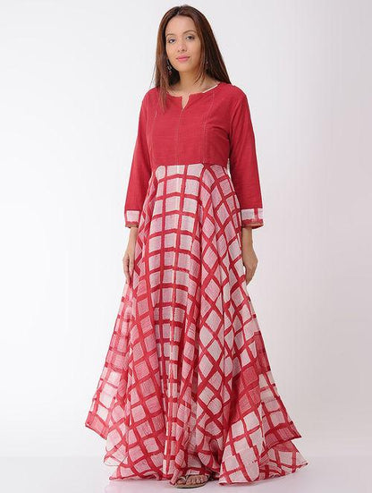 Umbrella maxi dress Kurta Sonal Kabra Sonal Kabra Buy Shop online premium luxury fashion clothing natural fabrics sustainable organic hand made handcrafted artisans craftsmen