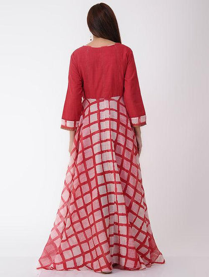 Umbrella maxi dress Kurta Sonal Kabra Sonal Kabra Buy Shop online premium luxury fashion clothing natural fabrics sustainable organic hand made handcrafted artisans craftsmen